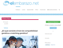 Tablet Screenshot of elembarazo.net