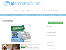 Tablet Screenshot of embarazada.elembarazo.net